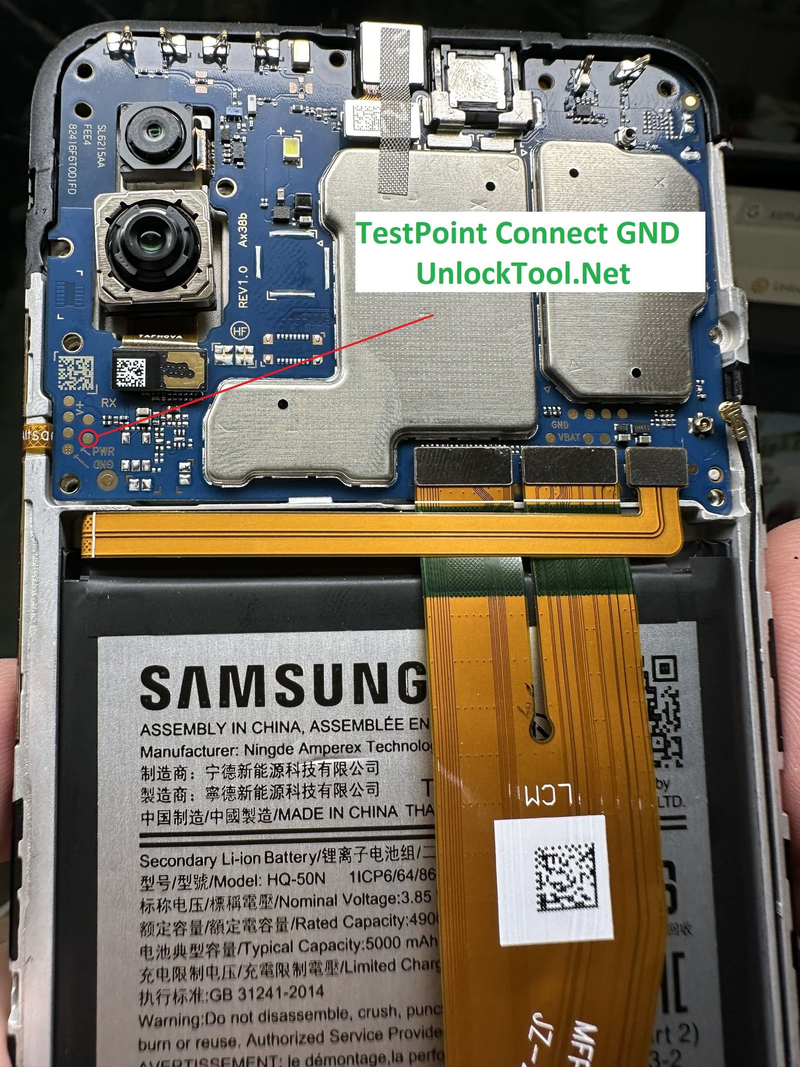 Samsung Galaxy A03 Test Point / EDL Point